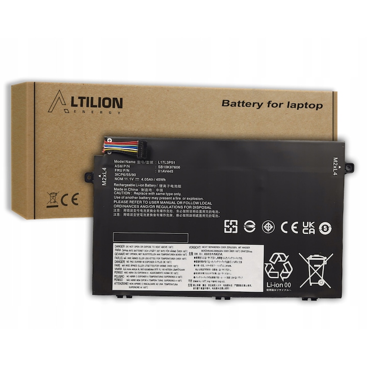 Baterie L17L3P51 01AV445 Lenovo E480 E490 E495 E580 E590 E595 R490 R580