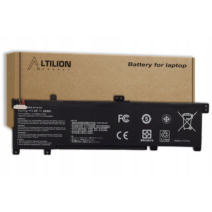 B31N1429 akkumulátor Asus A501 / A501L / A501LX / K501 / K501L / K501U