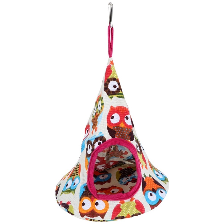 Culcus pentru animale mici, Enforose, forma de cuib, material respirabil, 31x20x20cm