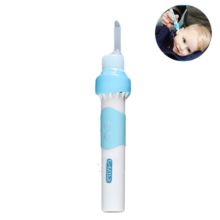 Dispozitiv pentru curatarea urechilor Enforose, albastru