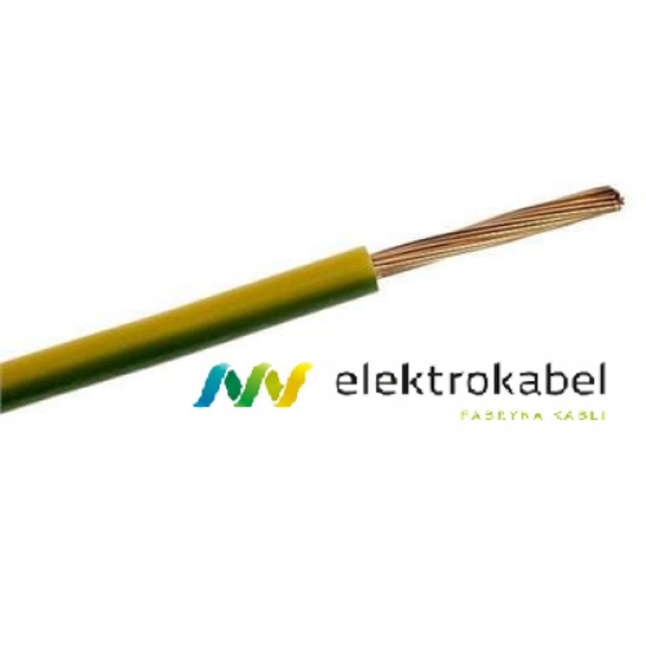 Cabluri electrice ELEKTROKABEL, Przewod LGY 1X1,5, 100mb, colorat galben-verde