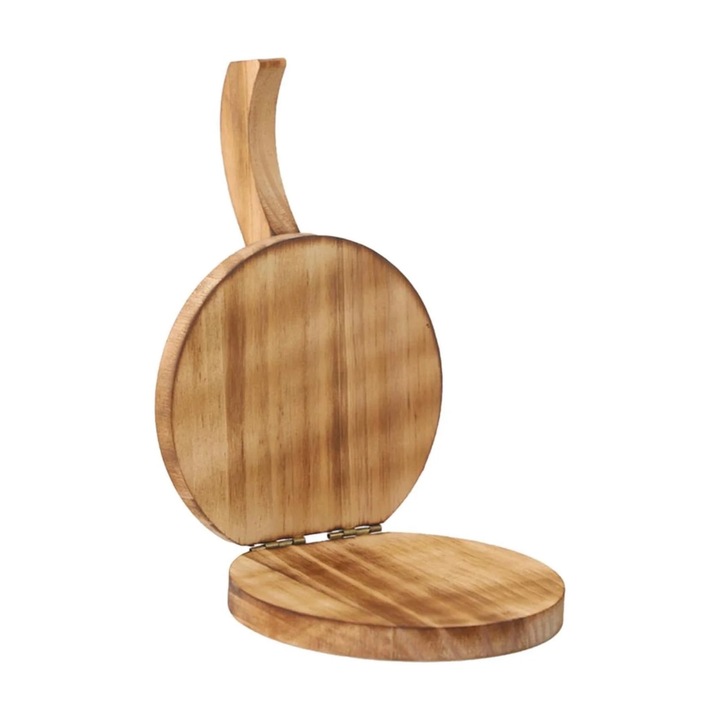 Presa rotunda din lemn pentru tortilla, multicolor, 30x30cm