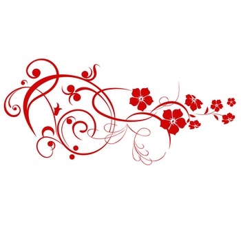 Sticker decorativ Deco Feng Shui - Rosu 140x64 cm - BeeStick Sticker decorativ Deco Feng Shui - Rosu 140x64 cm - BeeStick