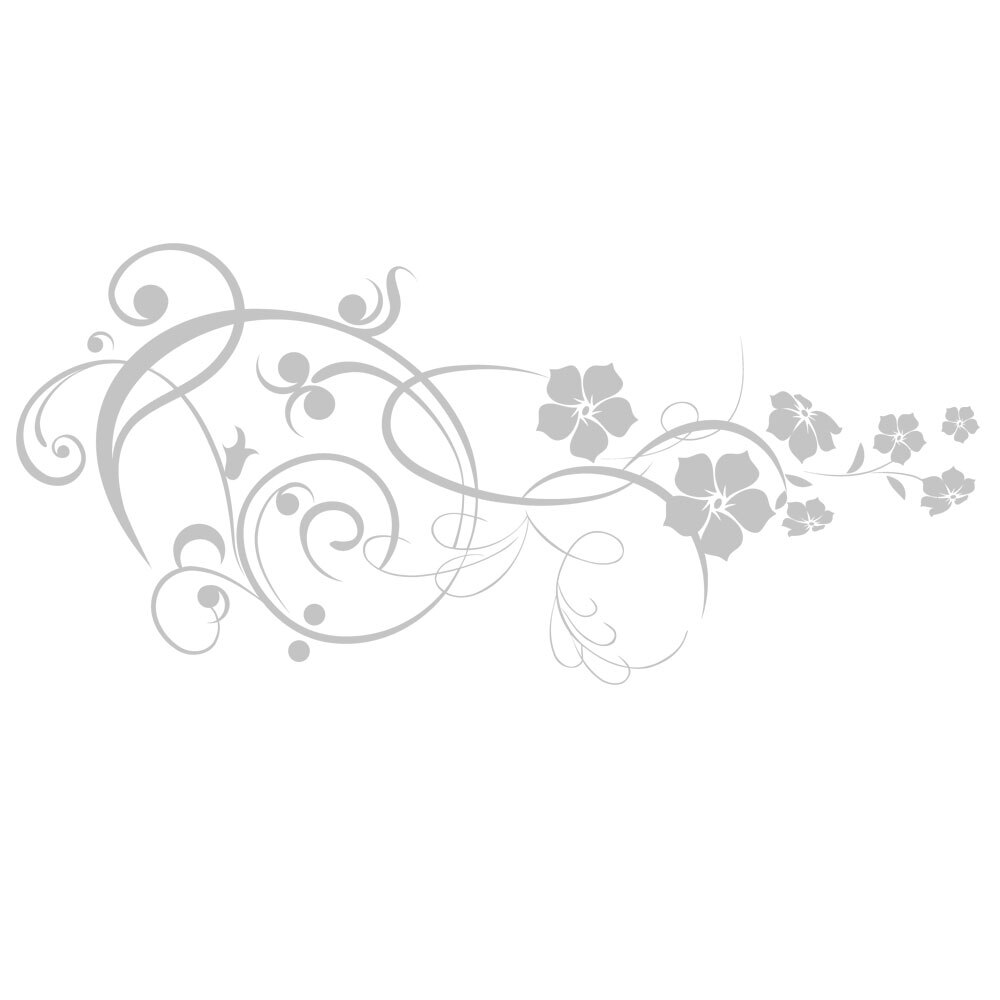 Sticker decorativ Deco Feng Shui - Alb 140x64 cm - BeeStick