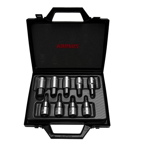 Trusa capete chei tubulare profil hexagonal si Phillips 1/2