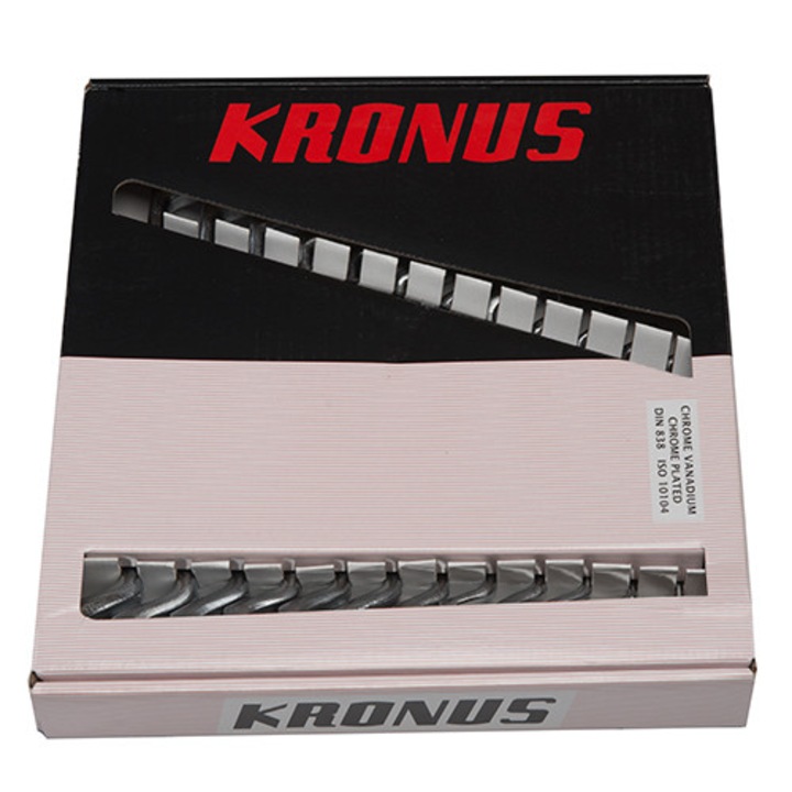 Set chei inelare dublu cotite 6-32 mm /12 piese marca Kronus