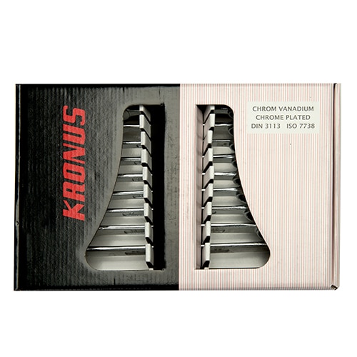 Set chei inelare dublu cotite 6-17 mm /6 piese marca Kronus