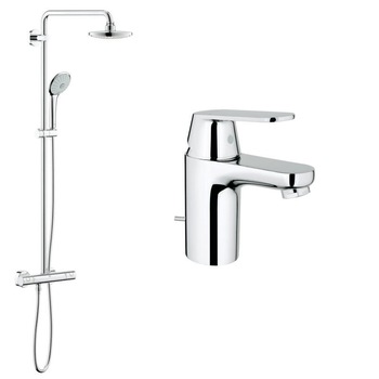 Pachet sistem dus Grohe Euphoria + baterie lavoar Cosmo Pachet sistem dus Grohe Euphoria + baterie lavoar Cosmo