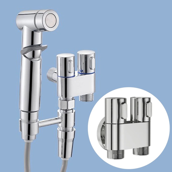 Adaptor dublu pentru robinet, 1 intrare si 2 iesiri