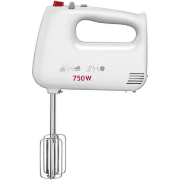 Mиксер MPM MMR-19, rъчен, 750W, бъркалка, бял