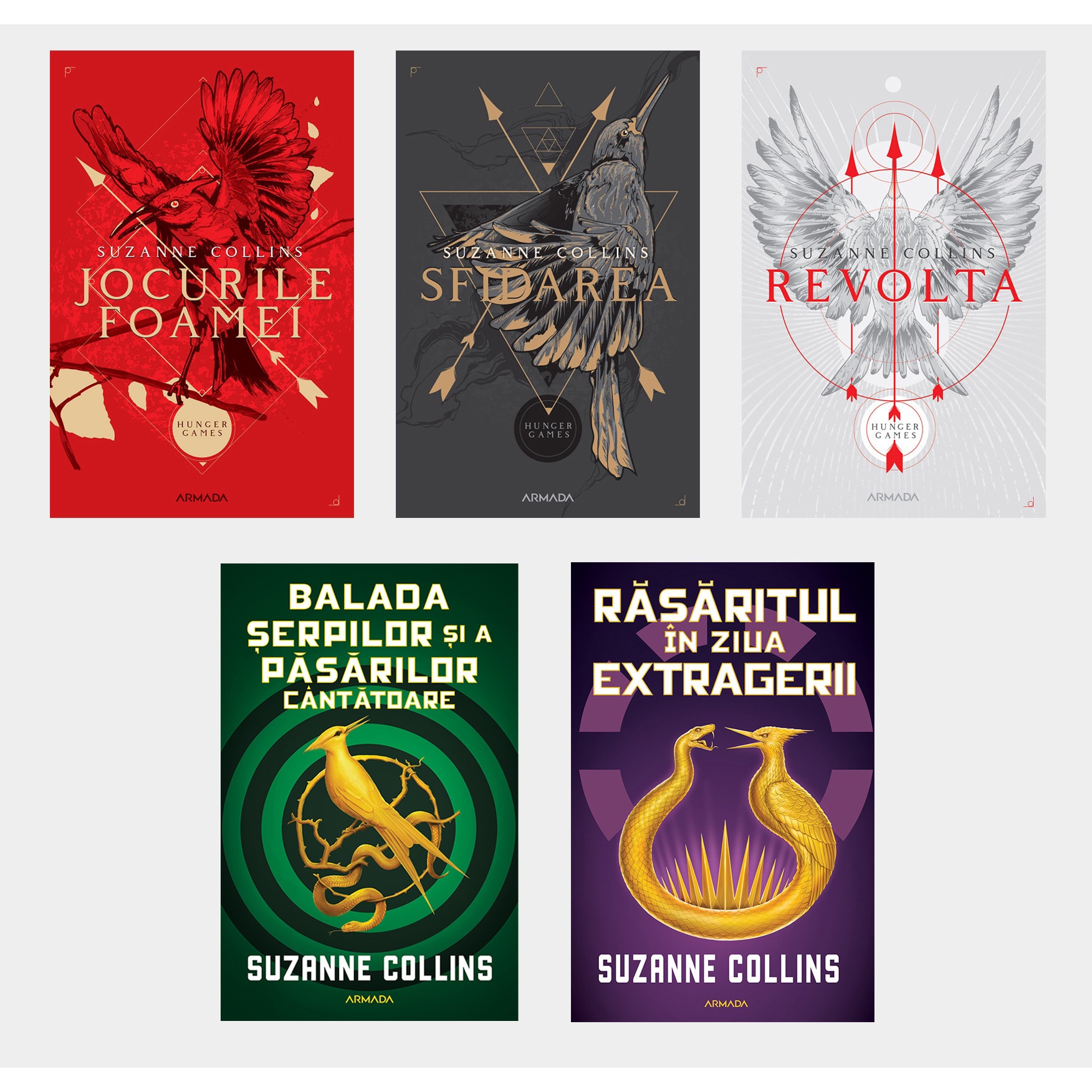 Pachet Jocurile Foamei 5 volume - Suzanne Collins - eMAG.ro