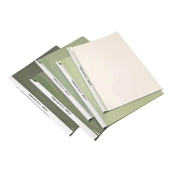 Комплект от 5 папки A4 с прозрачна корица, PP, 31x23,4 см