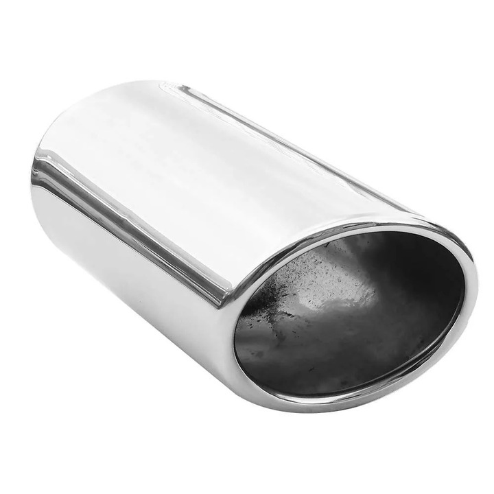 Ornament Toba Esapament Universala Ornament Teava Esapament Sistem De Evacuare Teava De Evacuare Toba Sport Otel Inoxidabil Cromat De La 53mm La 85mm