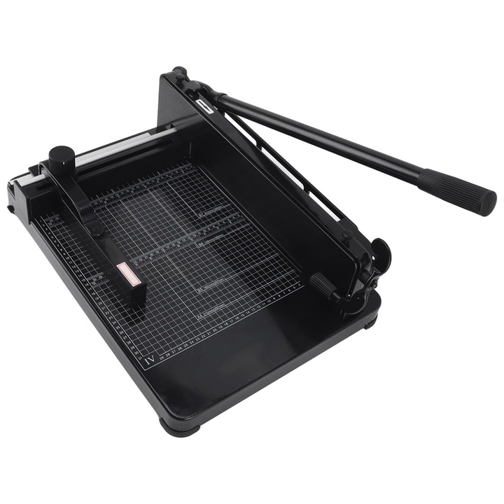 Taietor de hartie A4, capacitate 400 coli, design ergonomic, blocare de siguranta