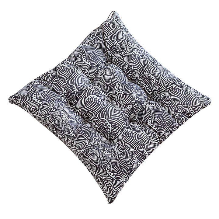 Perna scaun exterior interior 40x40cm poliester moale multicolor