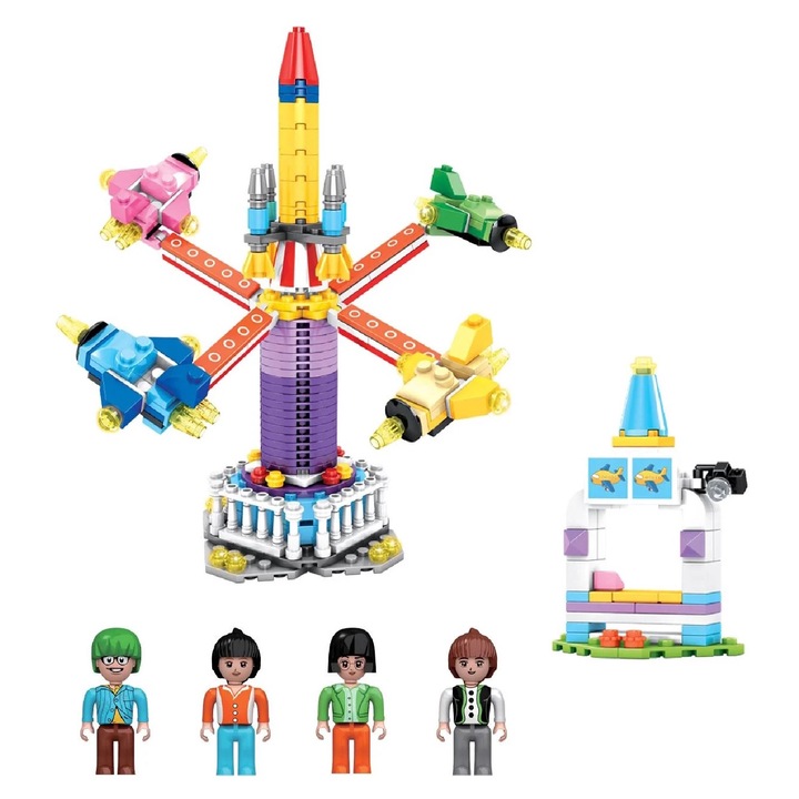 Set de constructii pentru copii, 338 buc