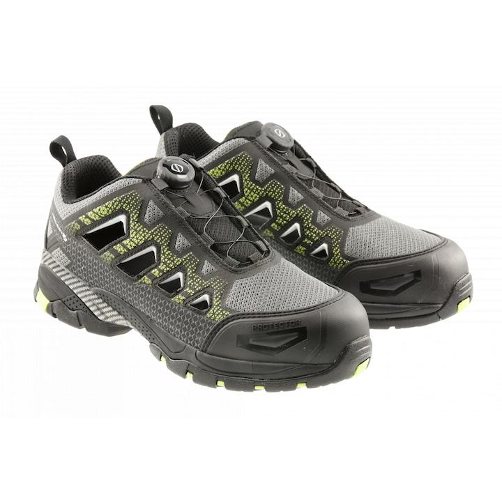 Pantofi lucru HT5K580, HOEGERT, PVC, Gri, 42