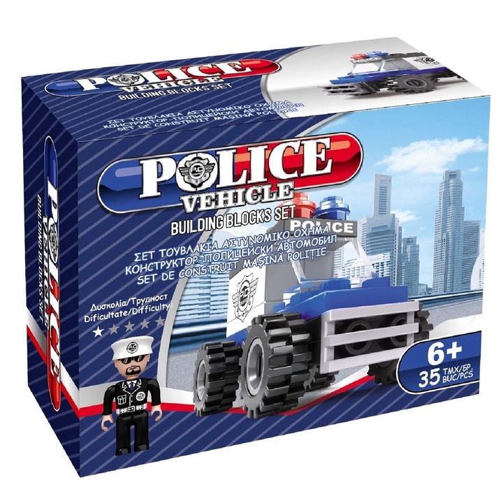 Set de constructii pentru copii, 35 buc.