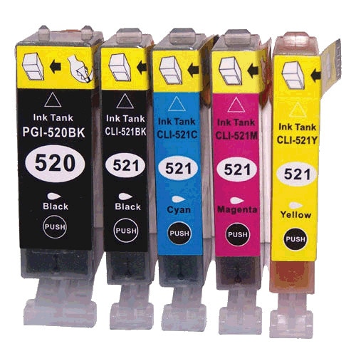 Set cartuse compatibile PGI-520 / CLI-521
