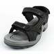 Sandale barbati, Grisport, BM221131, piele naturala, negru, EU 43