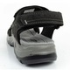 Sandale barbati, Grisport, BM221131, piele naturala, negru, EU 43