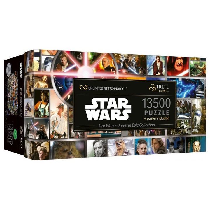 Пъзел 13500 UFT Star Wars Universe Epic Collection, 13 500 части, 1985.6x1376 mm, многоцветен