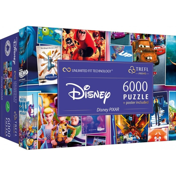 Puzzle 6000 UFT Disney PIXAR Collection, Trefl PAP, 1333x928mm, 4