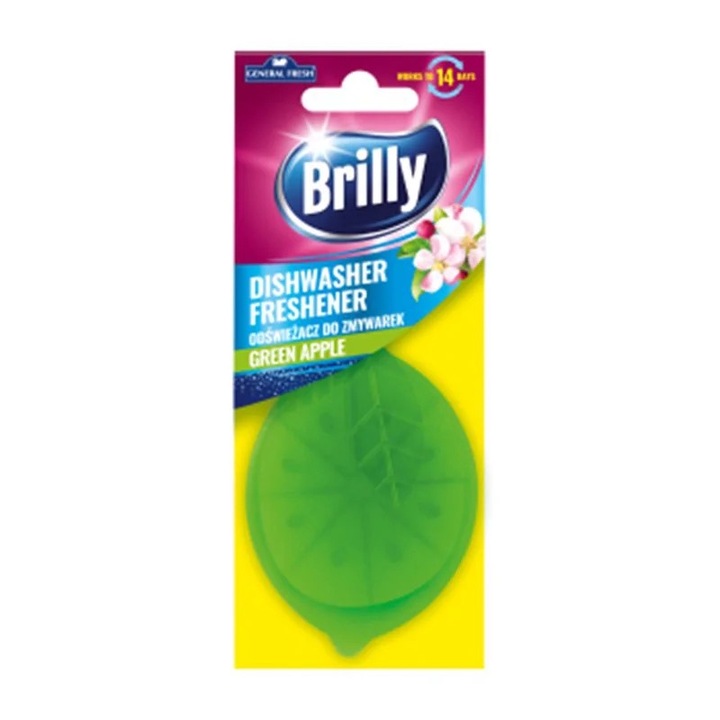 Odorizant pentru masini de spalat vase, Brilly, General Fresh, mar verde