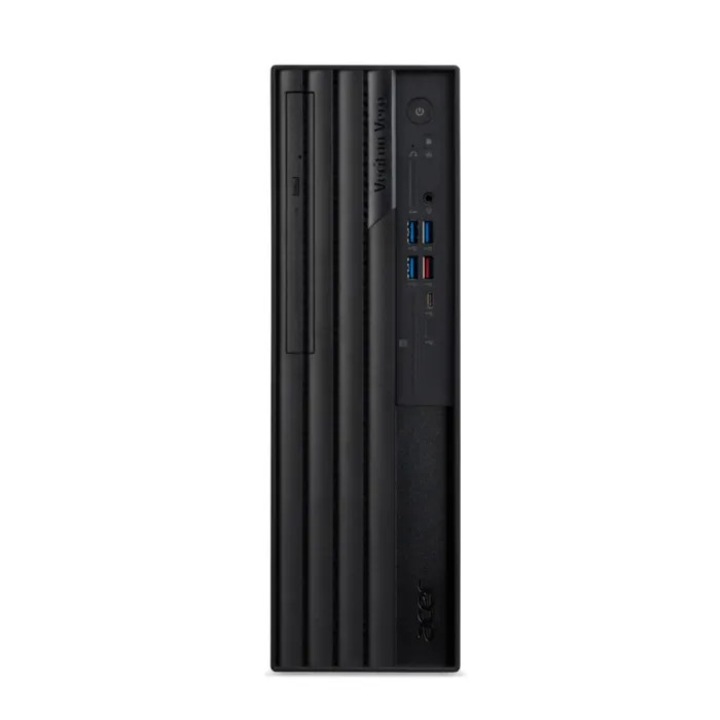 Настолен компютър Acer Veriton, VX4720GT Core i5- 14400 (up to 4.7GHz, 20MB), 1*16GB DDR5, 512GB SSD M.2, DVD+RW, Intel UHD Graphics, TPM 2.0, GLAN, 300W 80PLUS Bronze, KBD& Mouse USB, No OS, 3Y warranty - DT.R1XEX.00G