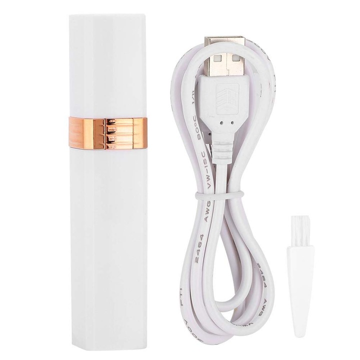 Arcszőrtelenítő készülék nőknek, USB töltés, fájdalommentes elektromos szőrtelenítő, hordozható szőrtelenítő eszköz nőknek, mini rúzs méretű szőrtelenítő eszköz