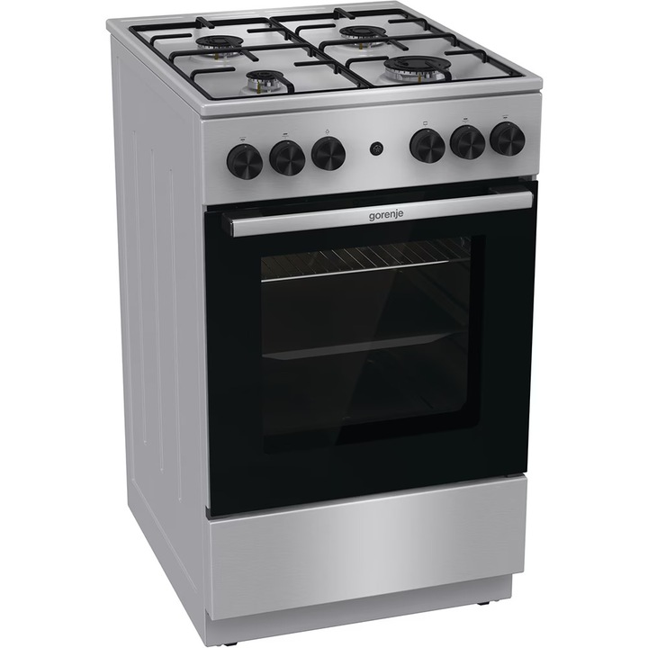 Газова печка GORENJE GGI5A21XJ, 4 котлона, Газ, L 50 см, неръждаема стомана