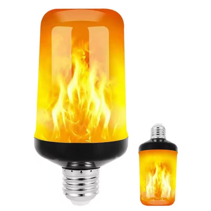 Комплект от 5 LED крушки E27 с пламък