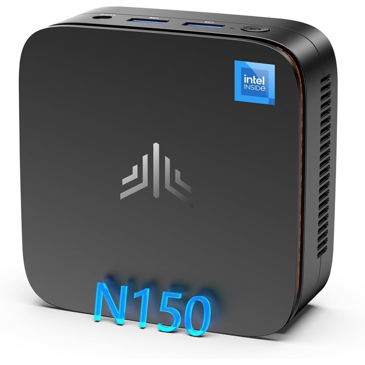Mini PC NiPoGi Intel Twin Lake- N150 pana la 3.6 GHz 16GB DDR4 512GB M.2 SSD, 2.4G/ 5.0G WiFi, BT, 4K, Windows 11