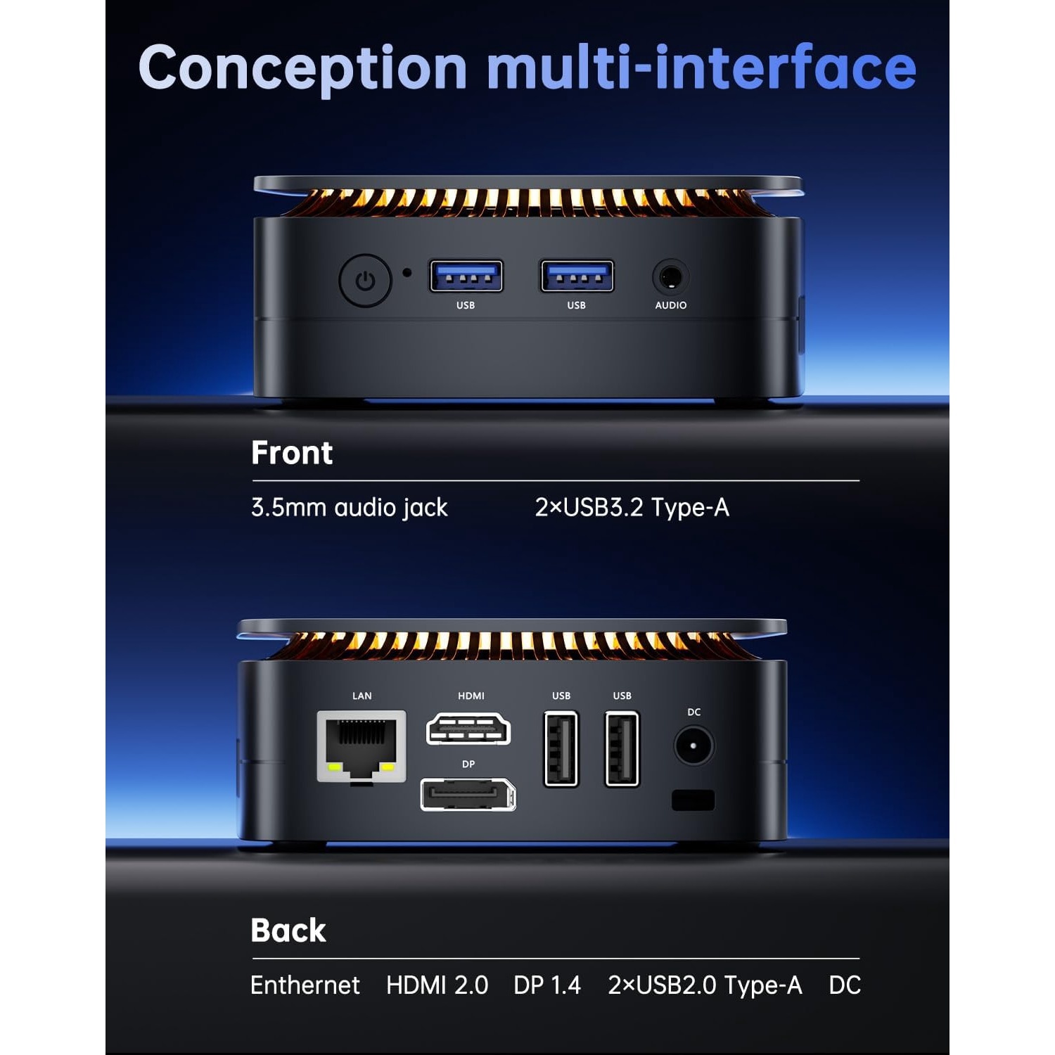 Mini PC NiPoGi Intel Twin Lake- N150 pana la 3.6 GHz 16GB DDR4