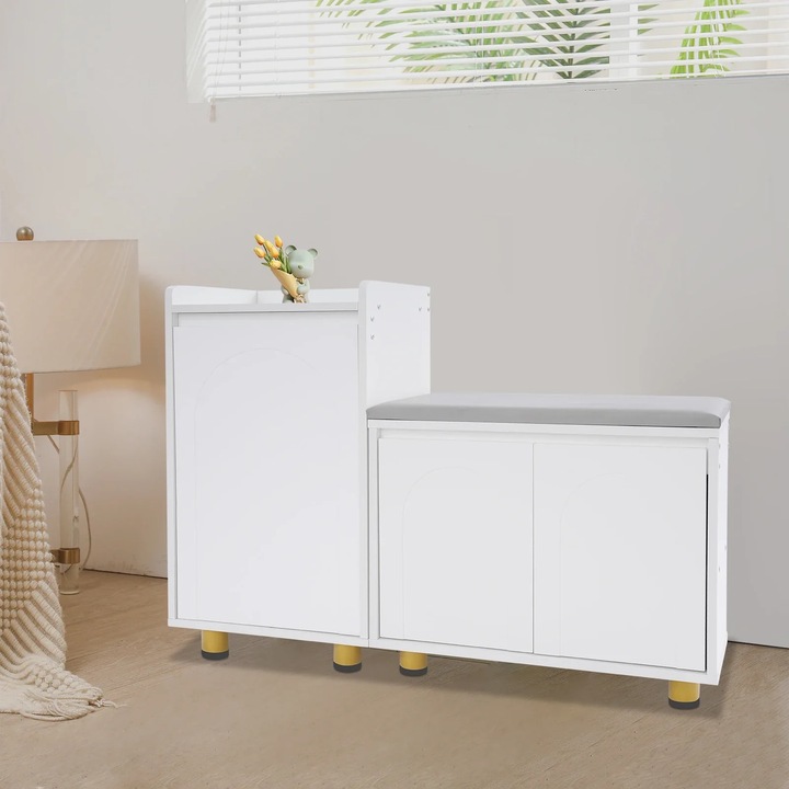 Cipős szekrény, fehér, 42x72cm, 60x50cm