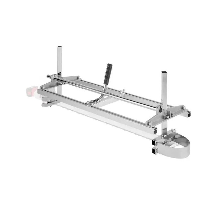 Трион, преносим, водеща шина, 14"-36" регулируема дебелина на рязане, сребрист