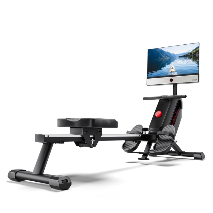 Фитнес велосипед, YESOUL R1P, Съвместим с Kinomap, Съвместим с Zwift, Bluetooth, LCD екран 21.5", Черен, 1 брой
