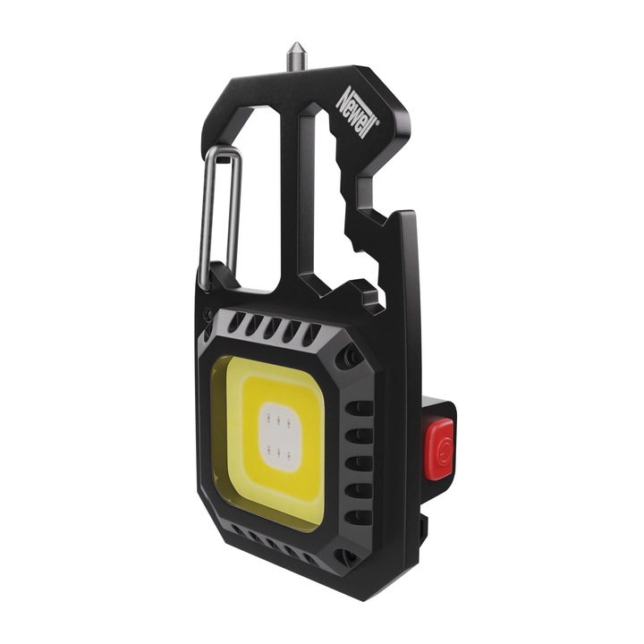 Мултифункционален фенер Newell Lunar LED, 6 режима на светене, USB-C, 8x4.5x2.3cm