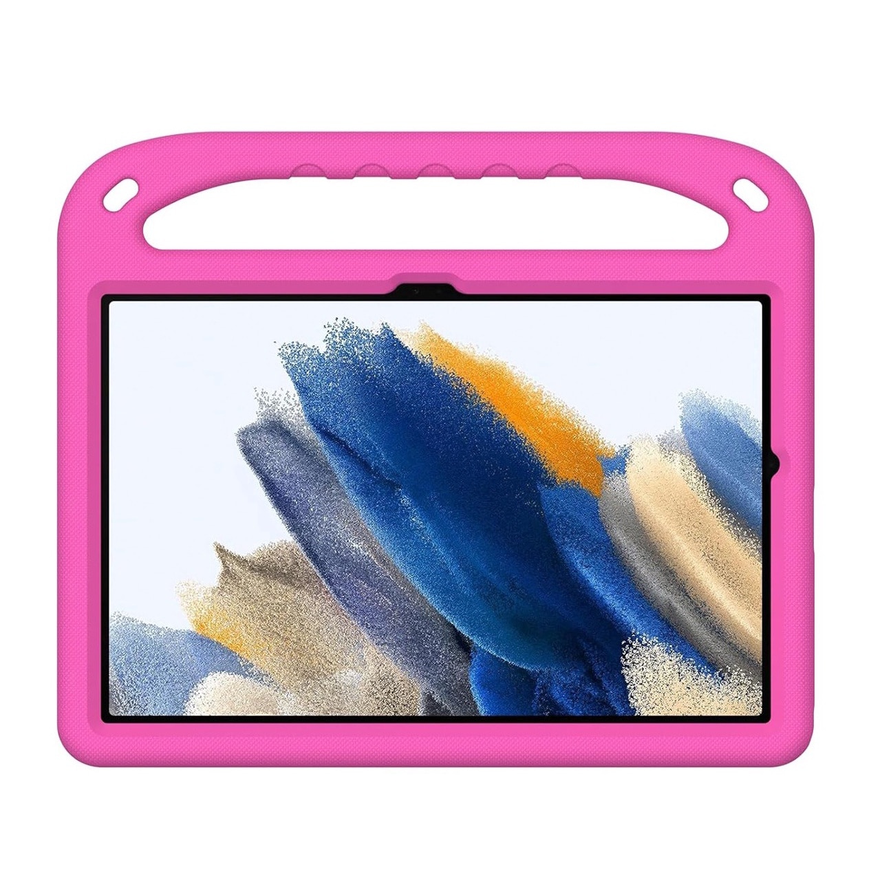 Husa rezistenta la cadere pentru tableta Samsung Galaxy Tab A9 Plus 11inch, Husa de protectie pentru tableta, Fudisenn®, Skid - Proof Texture, Support Multi - Angle Standing, Rezistenta La Socuri, Useful Handle, Roz