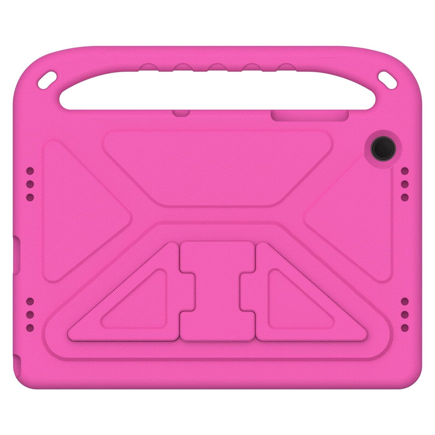 Husa rezistenta la cadere pentru tableta Samsung Galaxy Tab A9 Plus 11inch, Husa de protectie pentru tableta, Fudisenn®, Skid - Proof Texture, Support Multi - Angle Standing, Rezistenta La Socuri, Useful Handle, Roz