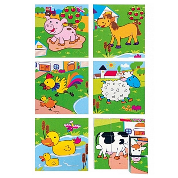 Fakocka kirakó - Háziállatok