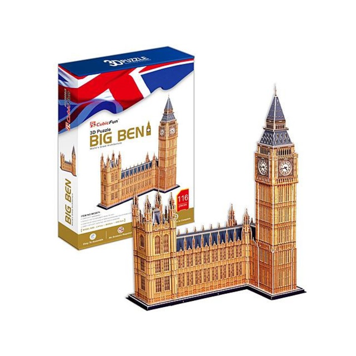 Big Ben 3D puzzle 116db - CubicFun