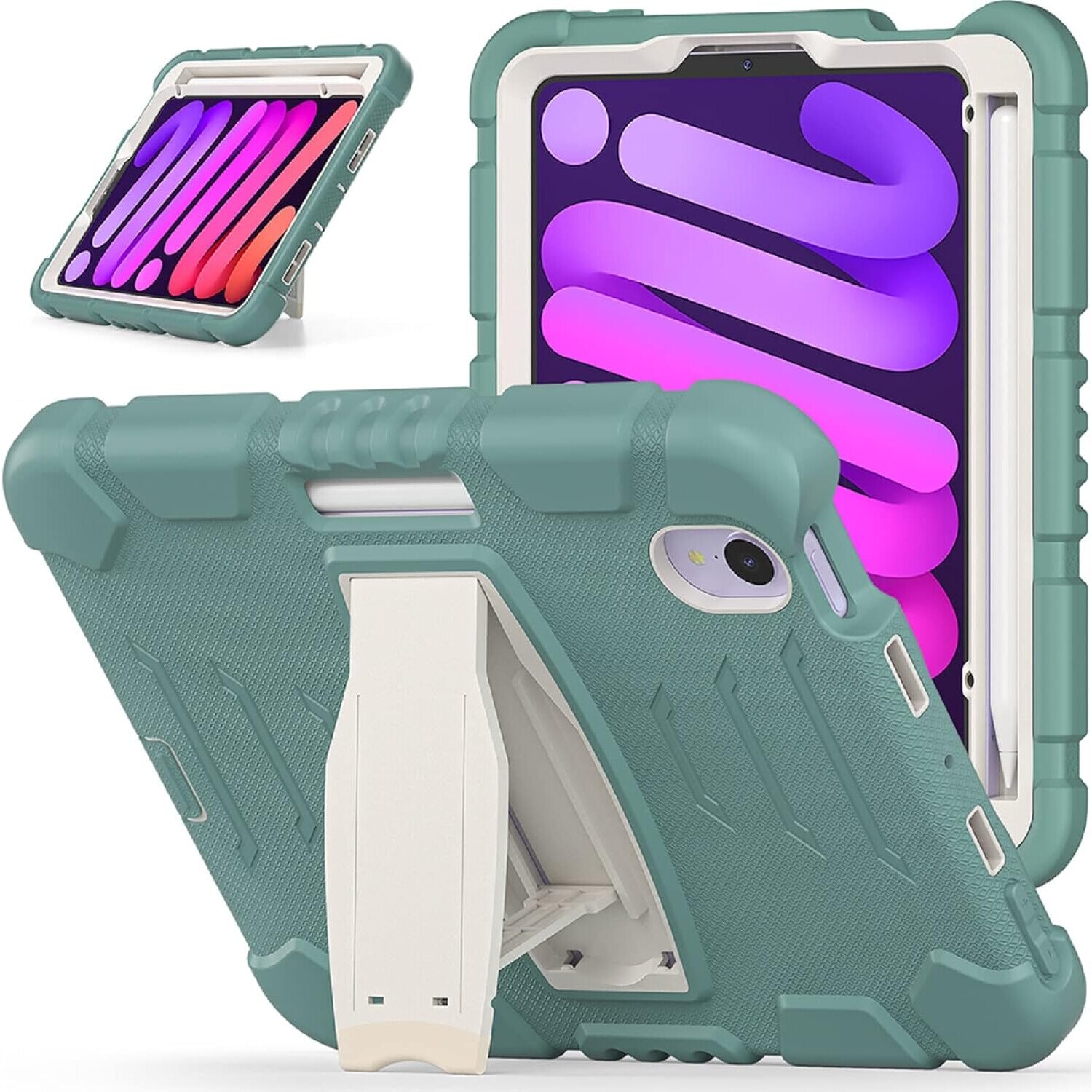 Husa tableta 10.5", cu suport, verde