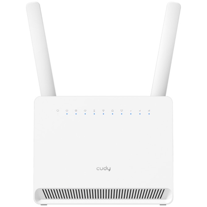 Cudy LT15E 4G LTE Cat12 vezeték nélküli router, AX3000, Dual-Band, Wi-Fi 6, Dual-Core 1.3GHz CPU, 128MB/256MB Flash/RAM, SIM Card Slot