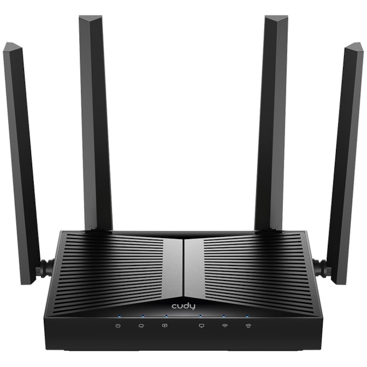 Безжичен рутер Cudy WR3600, BE3600, двубандов, Wi-Fi 7, четириядрен 2.0GHz, 128MB/512MB Flash/RAM, Cudy Mesh