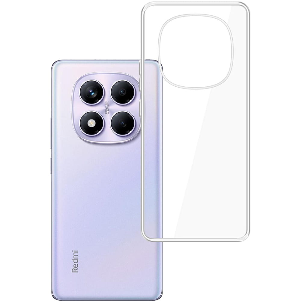 Husa 3mk Clear Case pentru Redmi Note 14 Pro 4G, transparent