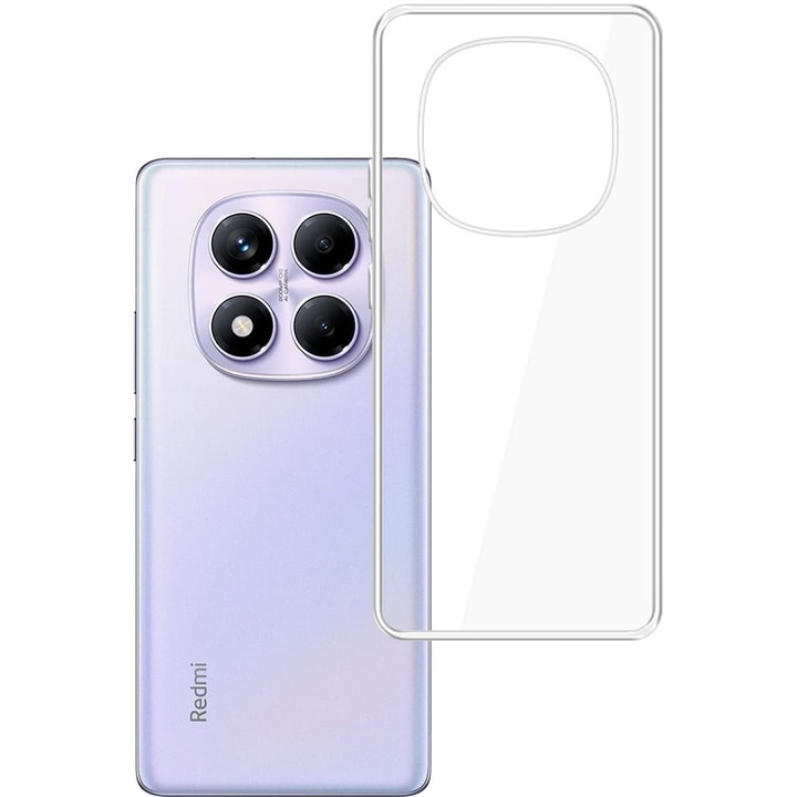 Husa 3mk Clear Case pentru Redmi Note 14 Pro 4G, transparent