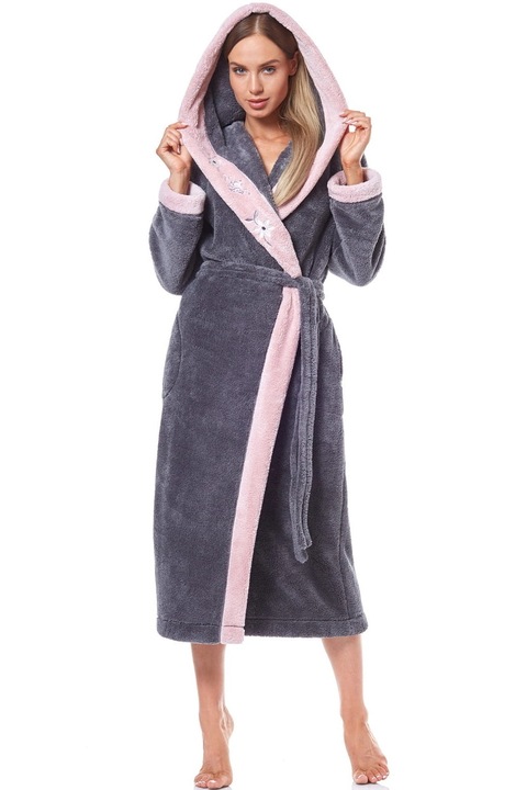 Halat lung dama Onyx, Gri deschis