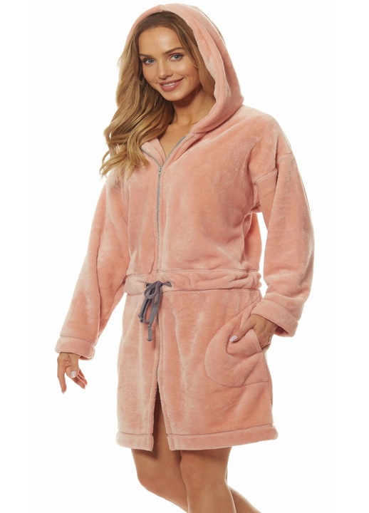 Halat scurt de dama cu gluga LL.1060 caise XL