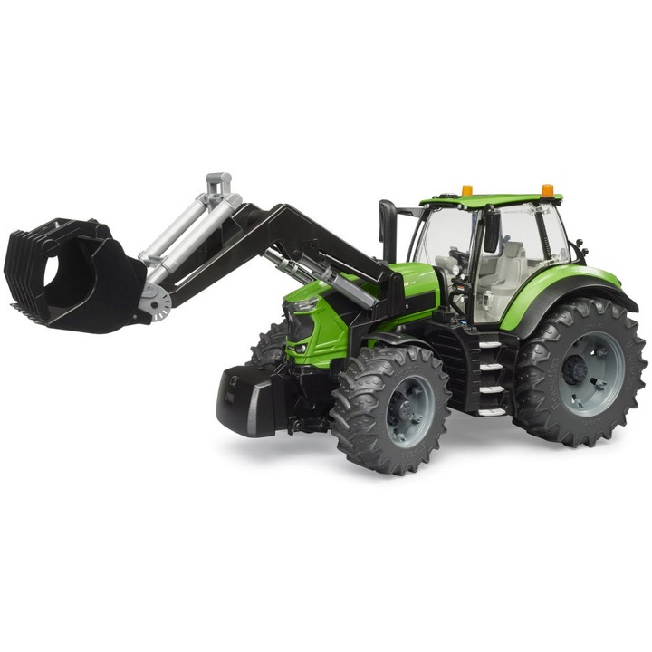 Трактор Bruder - Deutz 8280 TTV, с челен товарач
